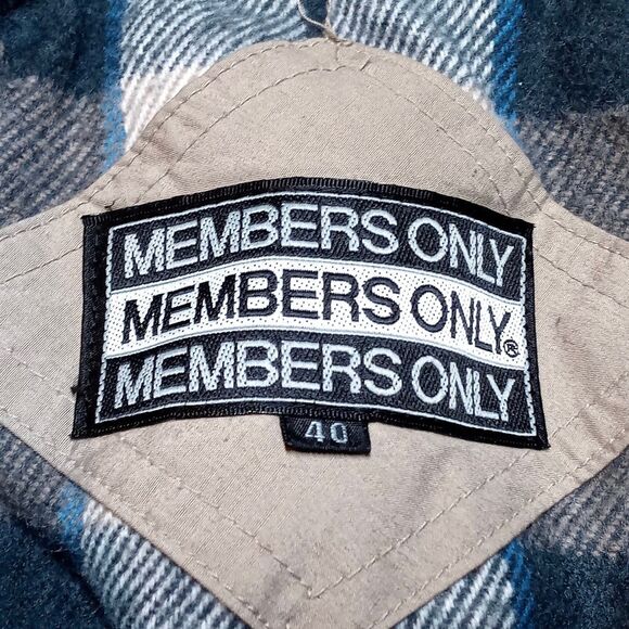 Vintage Members Only Insulated Jacket Size 40 (Large) Bomber Full Zip Puffer - Picture 6 of 10